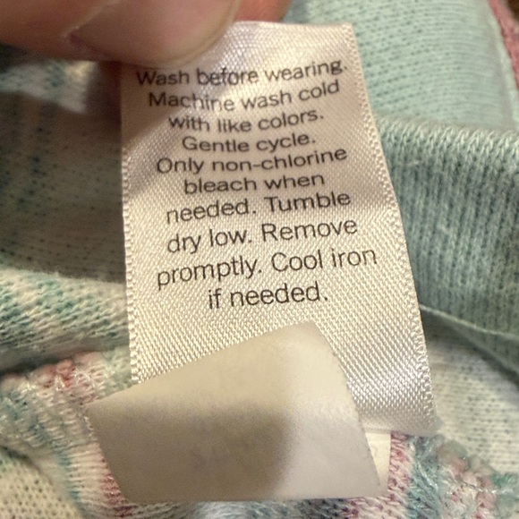 SO Multicolor Striped Lace-Up Hoodie - Picture 8 of 8